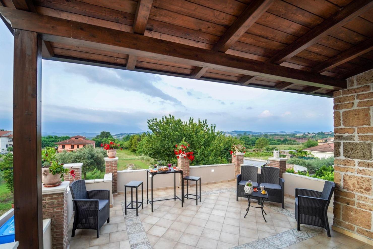 Villa Falcone Alvignano Exterior photo
